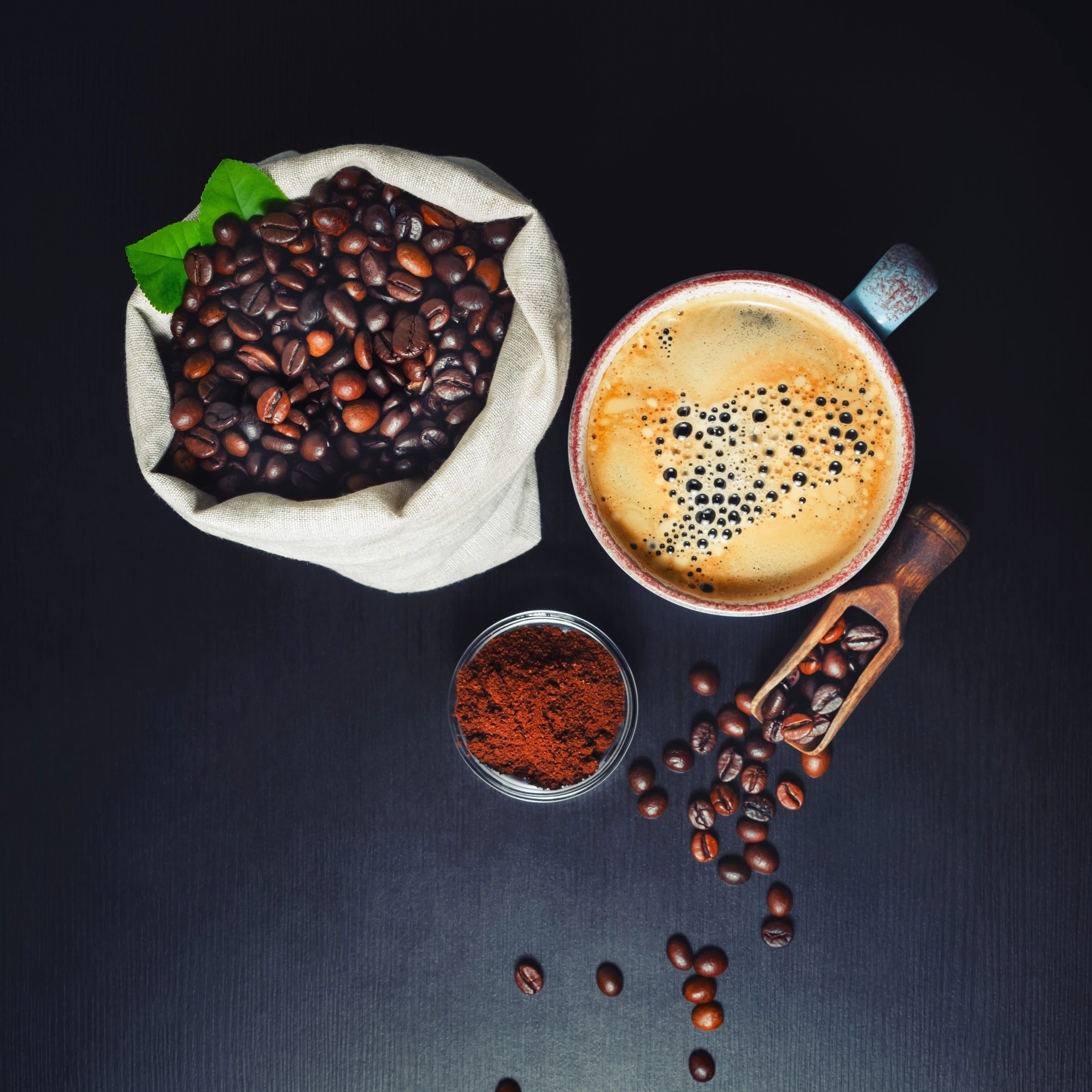 Still life coffee image for curated coffee collections